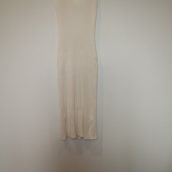 Abercrombie & Fitch White Knit MIdi Tank Dress - XS - Picture 9 of 11
